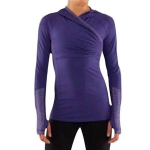 Like-New! Purple “Lululemon” Run For Your Life Cross Train Pullover & Hood! 12